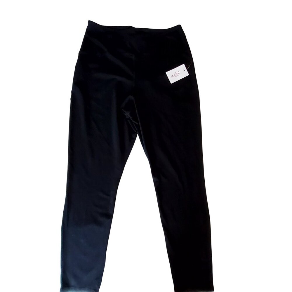 Isabel By Ingrid & Isabel Black Maternity Leggings XXL Cotton Blend Breathable